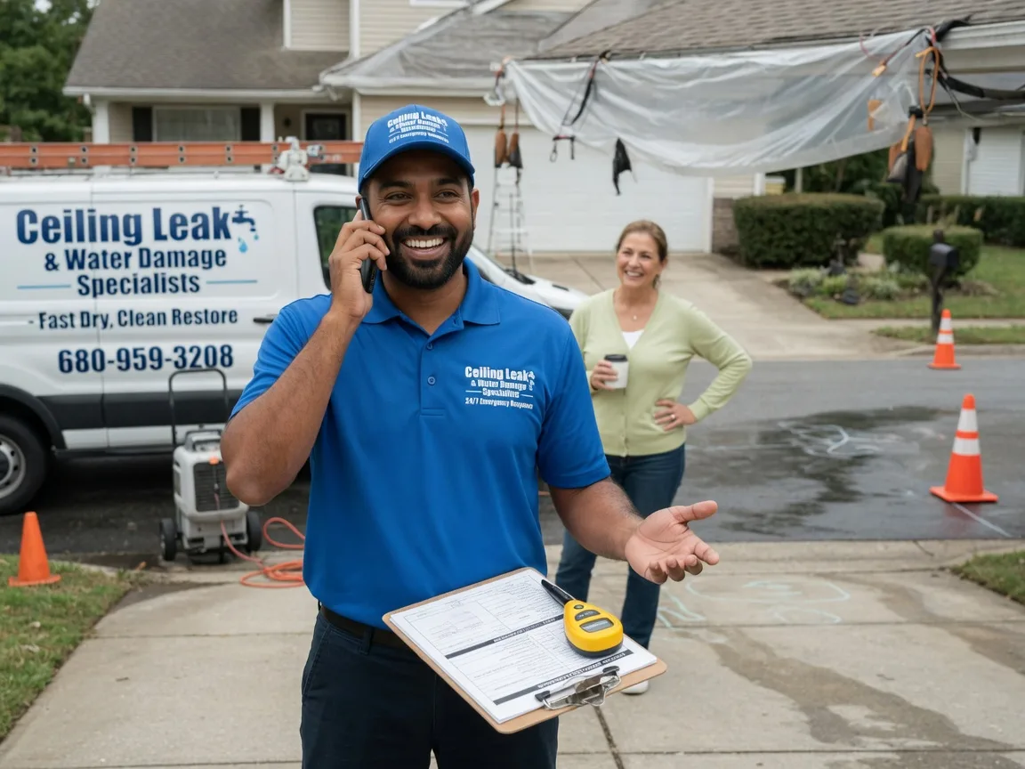 Ceiling Leak Cleanup Saint Elmo, IL FAQs